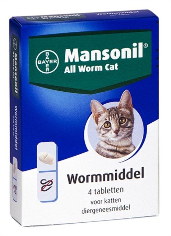 Mansonil_voor_katten_4_tabletten